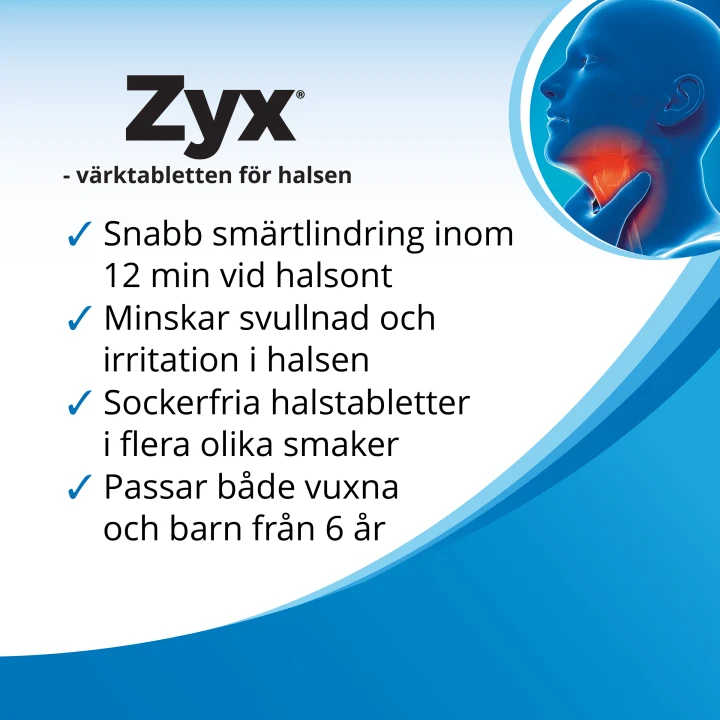Zyx Citron Sugtablett 3 mg  20 sugtabletter Zyx