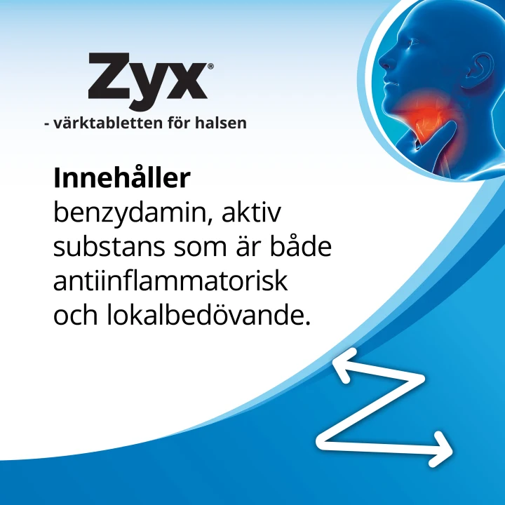 Zyx Eukalyptus Sugtablett 3 mg 20sugtabletter Zyx