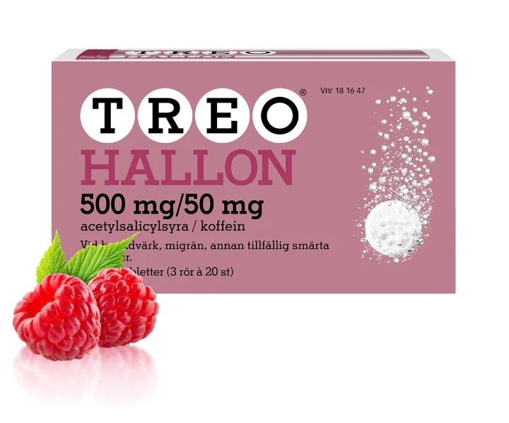 Treo Hallon brustablett 500mg/50mg, 60 (3x20) st Treo