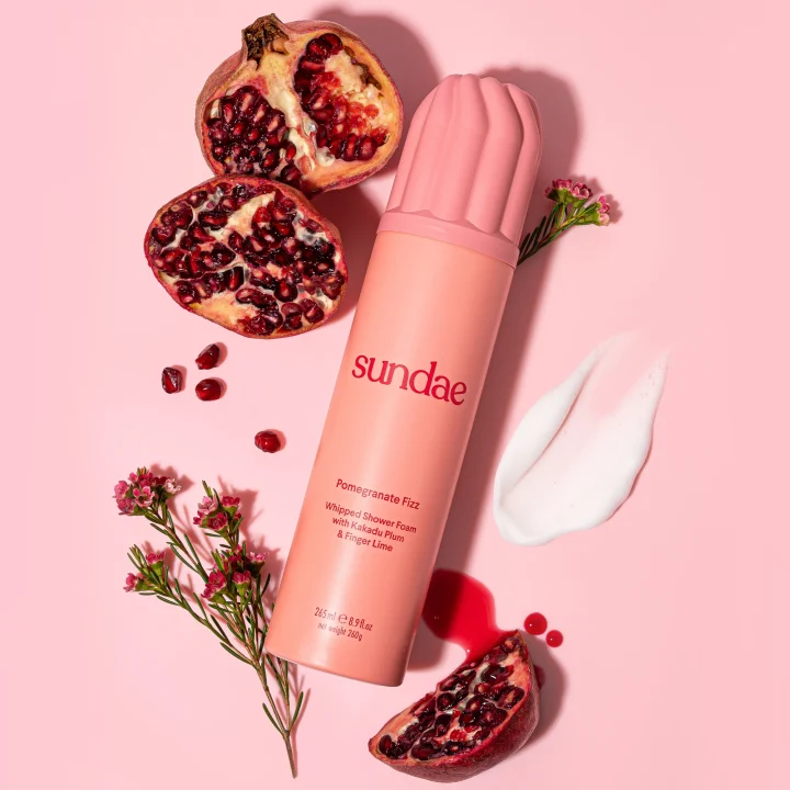 Sundae Body Foaming Body Wash Pomegranate Fizz 265 ml Sundae Body