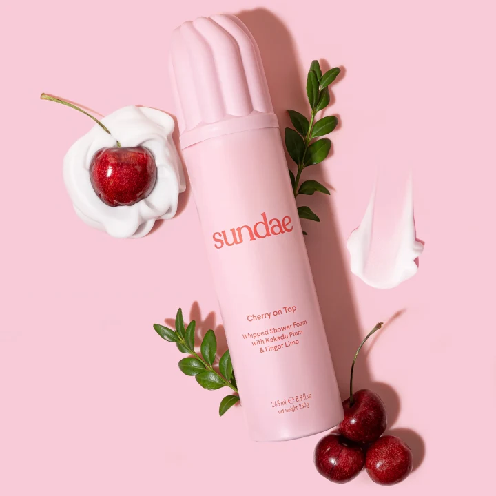Sundae Body Foaming Body Wash Cherry On Top 265 ml Sundae Body