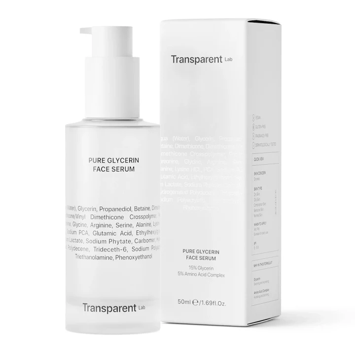 Niche Beauty Lab Transparent Lab Pure Glycerin Face Serum 50 ml Niche Beauty Lab