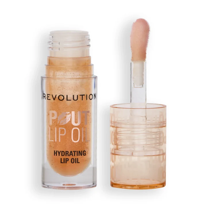 Revolution Beauty London Pout Lip Oil 4,6 ml Honey Shimmer Revolution Beauty London