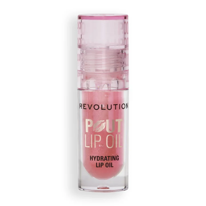 Revolution Beauty London Pout Lip Oil 4,6 ml Glam Pink Shimmer Revolution Beauty London