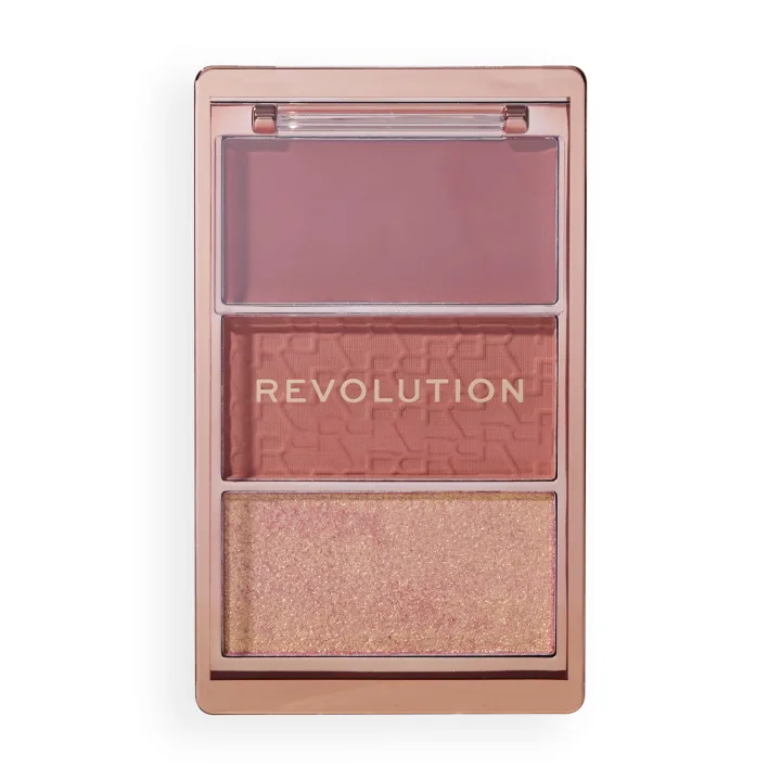 Revolution Beauty London Blush Icon Palette 9,8 g Aura Points Rose Revolution Beauty London