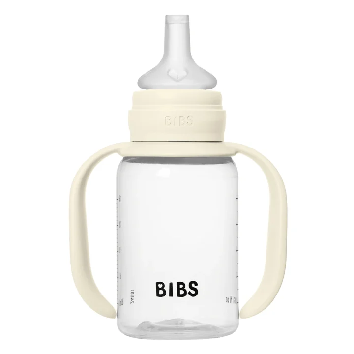 BIBS Baby Sippy Bottle Spout Silicone 150 ml 1-pack Ivory Bibs