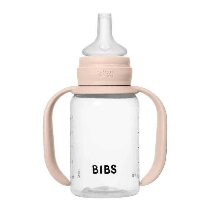 BIBS Baby Sippy Bottle Spout Silicone 150 ml 1-pack Blush Bibs