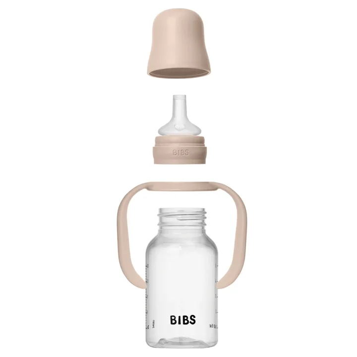 BIBS Baby Sippy Bottle Spout Silicone 150 ml 1-pack Blush Bibs