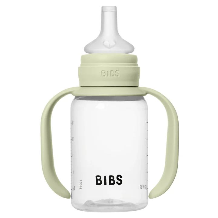 BIBS Baby Sippy Bottle Spout Silicone 150 ml 1-pack Sage Bibs