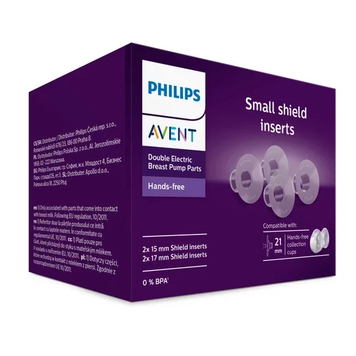 Philips Avent Bröstskyddsinsatser 15 mm och 17 mm Philips Avent