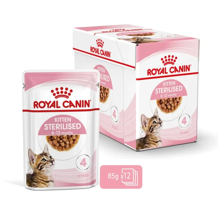Royal Canin Kitten Sterilised Gravy 12x85 g Royal Canin