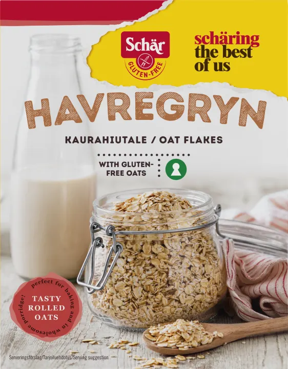 Schär Glutenfria Havregryn 500 g Schär