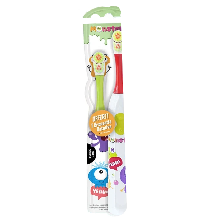 Les Babygators Monsters Eltandborste 3 år+ Les Babygators
