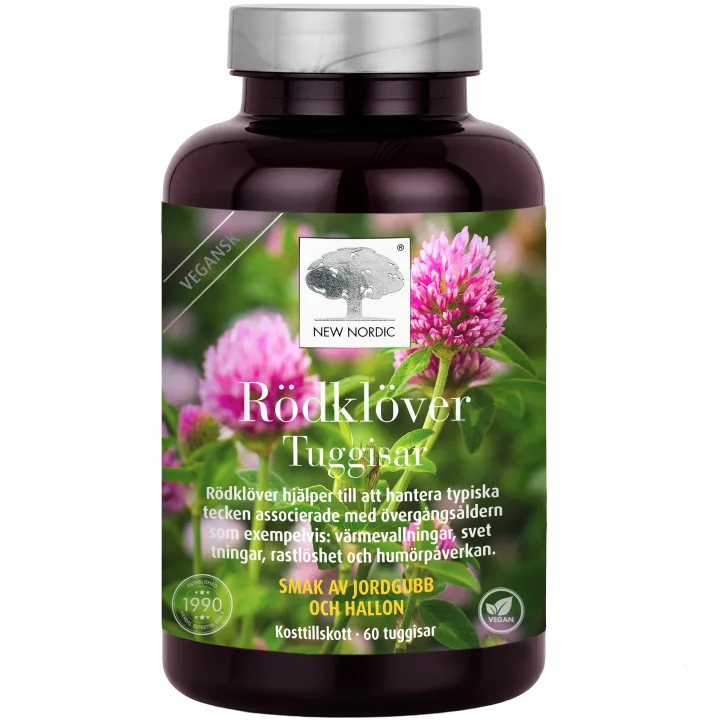 New Nordic Rödklöver Tuggisar 60 st New Nordic
