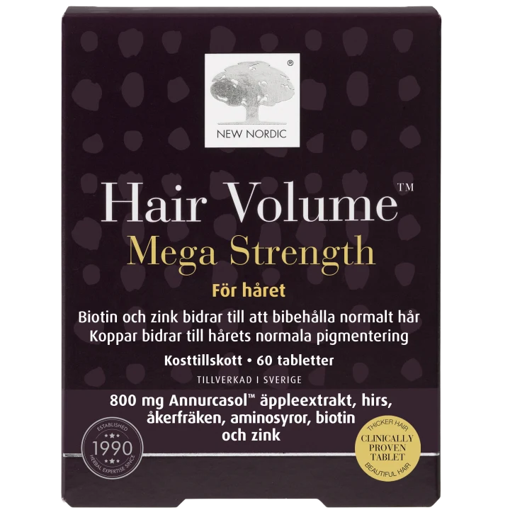 New Nordic Hair Volume Mega Strength 60 st New Nordic