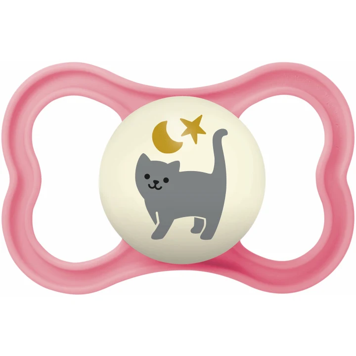 MAM Supreme Night Napp Silk Pink 6-16 mån Mam