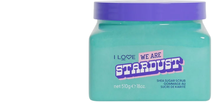I LOVE We Are Stardust Shea Sugar Scrub 510 g I Love...