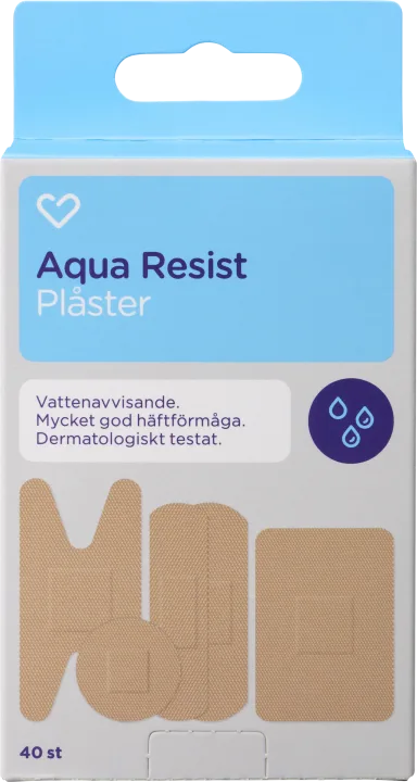 Hjärtats Plåster Aqua Resist 40st Hjärtats