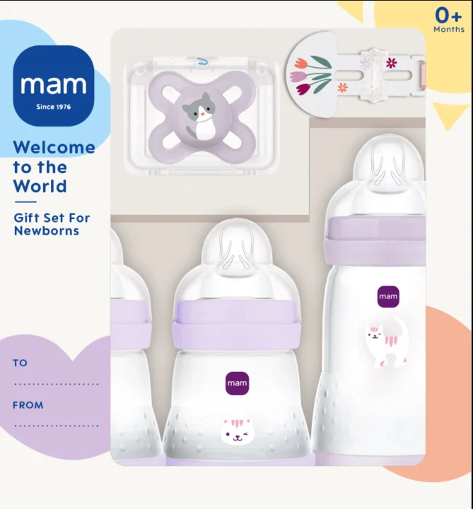 MAM Welcome to the World Gift Set Pink Mam