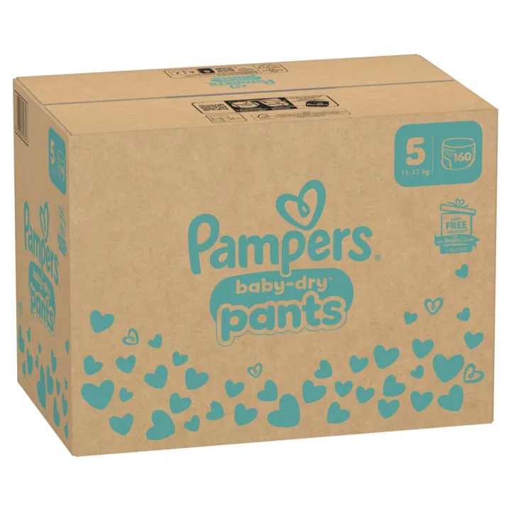 Pampers Baby-Dry stl 5 11-17 kg 160 st Pampers