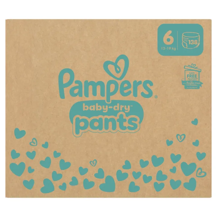 Pampers Baby-Dry stl 6 13-19 kg 138 st Pampers