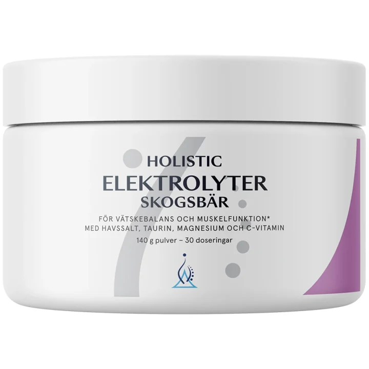 Holistic Elektrolyter Skogsbär 140 g Holistic