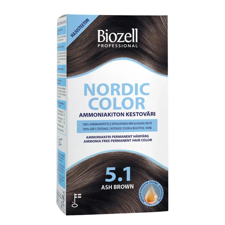 Biozell Professional Nordic Color 5.1 Ash Brown Biozell 