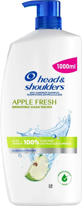 Head & Shoulders Apple Fresh Schampo 1000 ml Head & shoulders