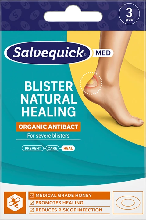 Salvequick Med Blister Natural Healing Heel 3 st Salvequickmed