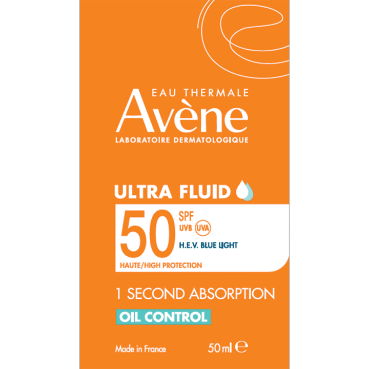 Avène Ultra Fluid Oil Control SPF50, 50 ml Avène