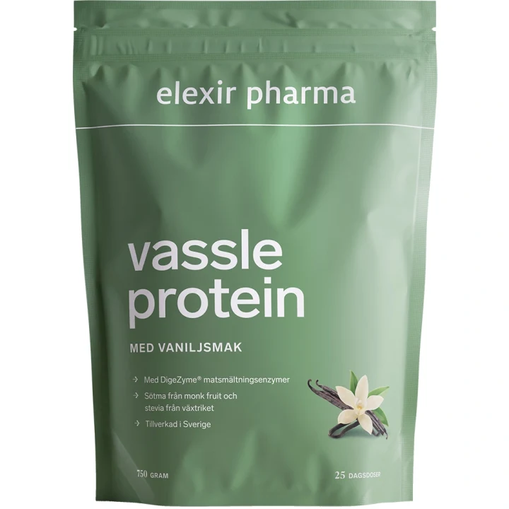 Elexir Pharma Vassleprotein Vanilj 750 g Elexir Pharma