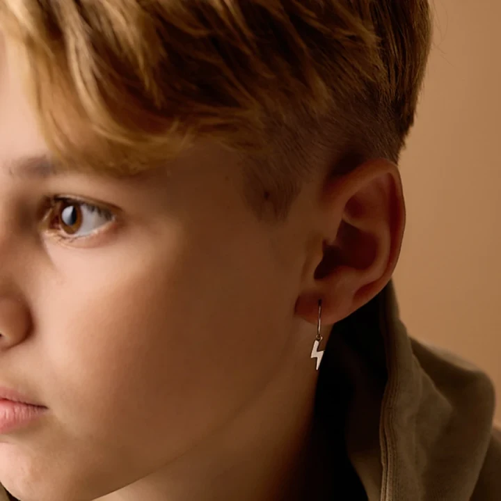 Blomdahl NT Ear Ring 14 mm Pendant Flash 11 mm Blomdahl