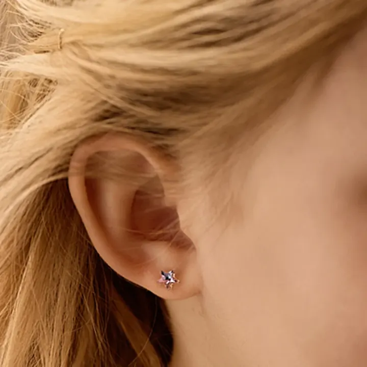 Blomdahl MP Star 6 mm Lilac shimmer Blomdahl