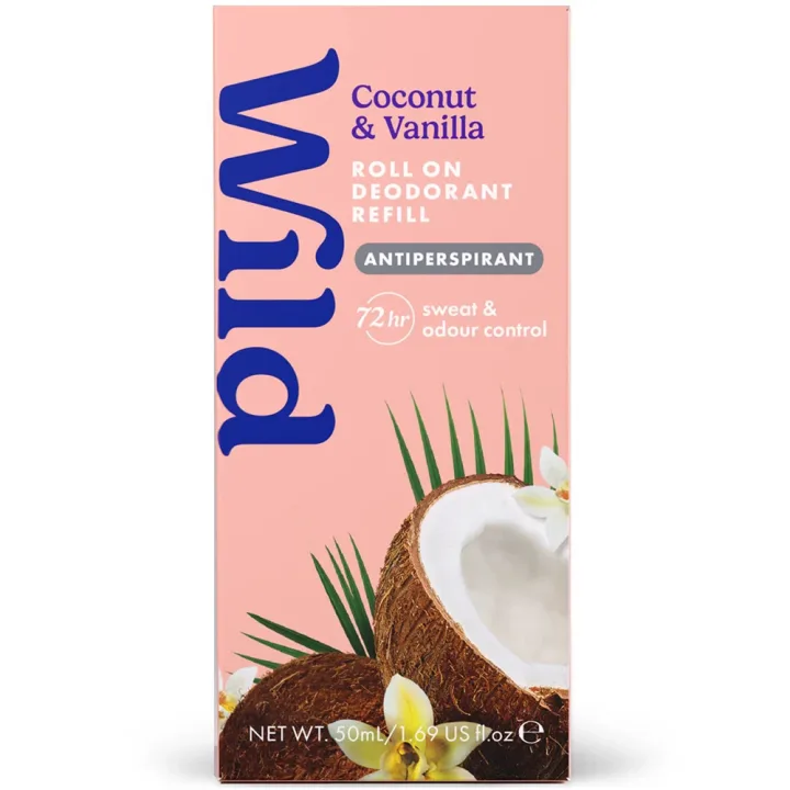 Wild Deo Roll On Refill Coconut Vanilla Wild