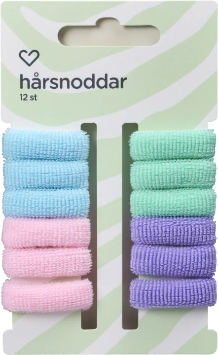 Hjärtats Barn Hårsnoddar 12st​ Hjärtats