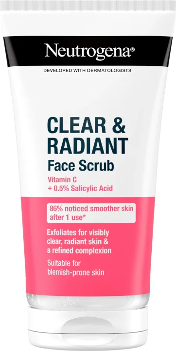 Neutrogena Clear & Radiant Face Scrub 150 ml Neutrogena