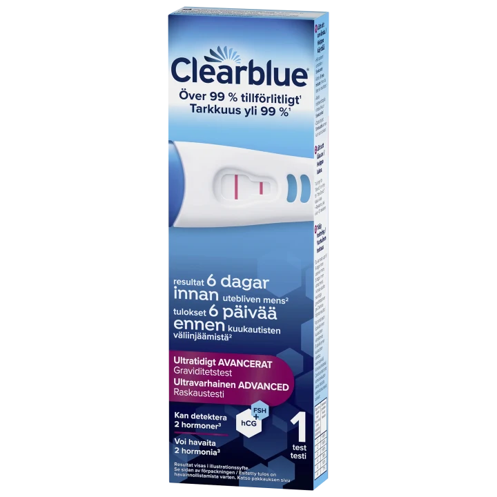 Clearblue Ultratidigt Graviditetstest 3 st Clearblue