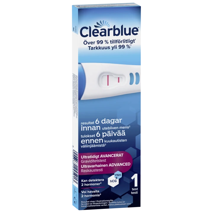 Clearblue Ultratidigt Graviditetstest 3 st Clearblue