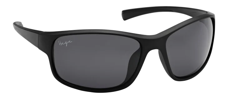 Haga Eyewear Bristol Polarized Black Grey Lens Haga Optik