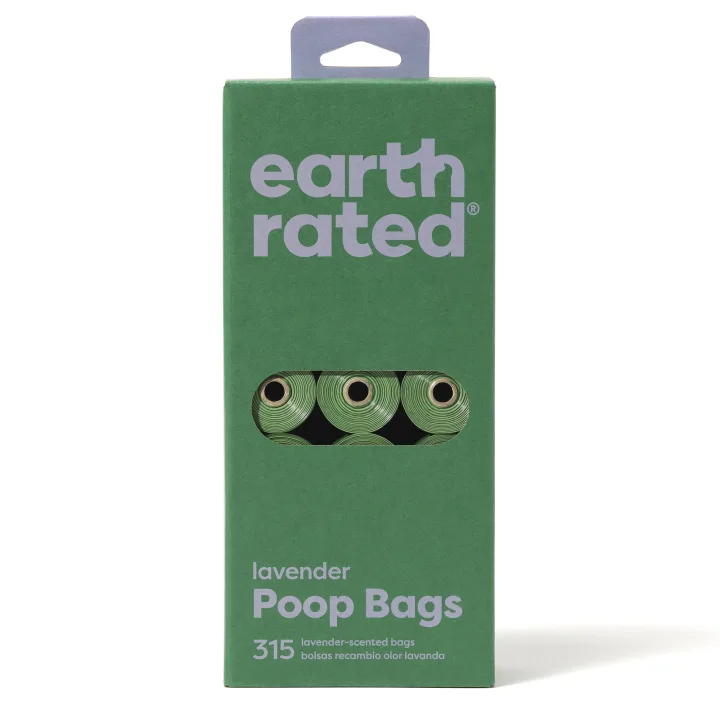 Earth Rated Poop Bags Refill 21-pack Lavender Earthrated