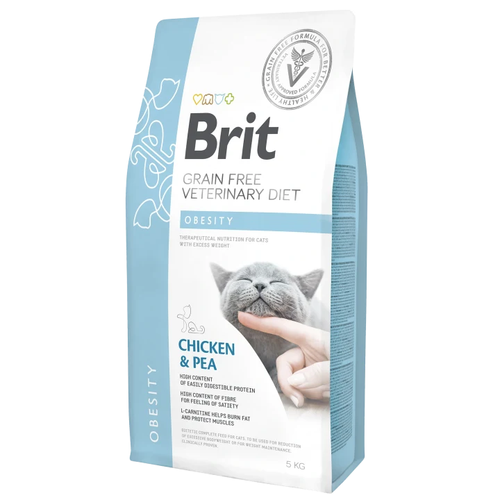 Brit Grain-Free Veterinary Diet Cat Obesity 5 kg Brit Veterinary Diet