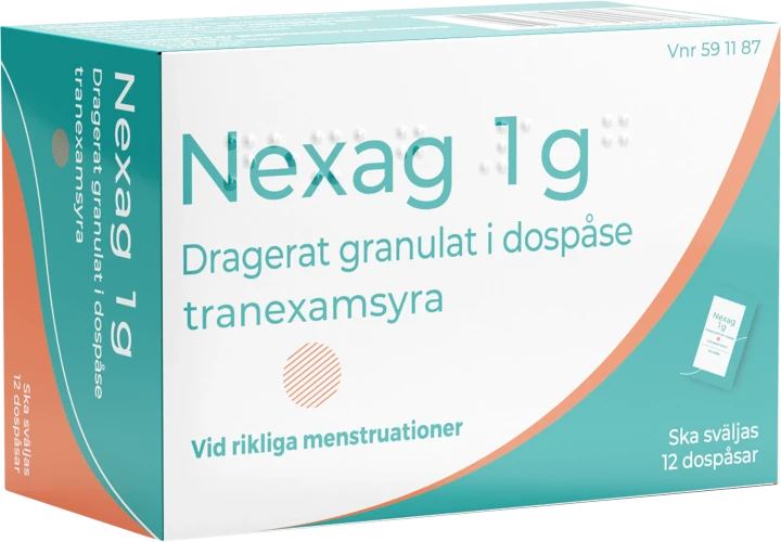 Nexag Dragerat granulat i dospåse 1g 12 st 