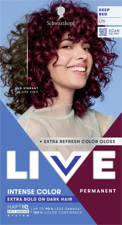 Schwarzkopf LIVE Intense Color L75 Deep Red Schwarzkopf