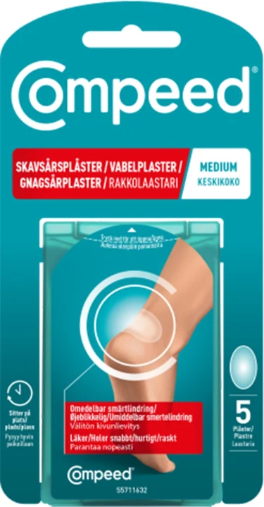 Compeed Skavsårsplåster Medium 5 St Compeed