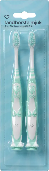 Hjärtats Barn Tandborste 2st Hjärtats