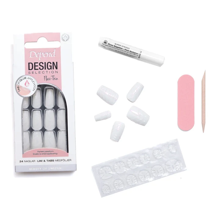 Depend Design Selection 24 st Pearl Lines Short Coffin Depend