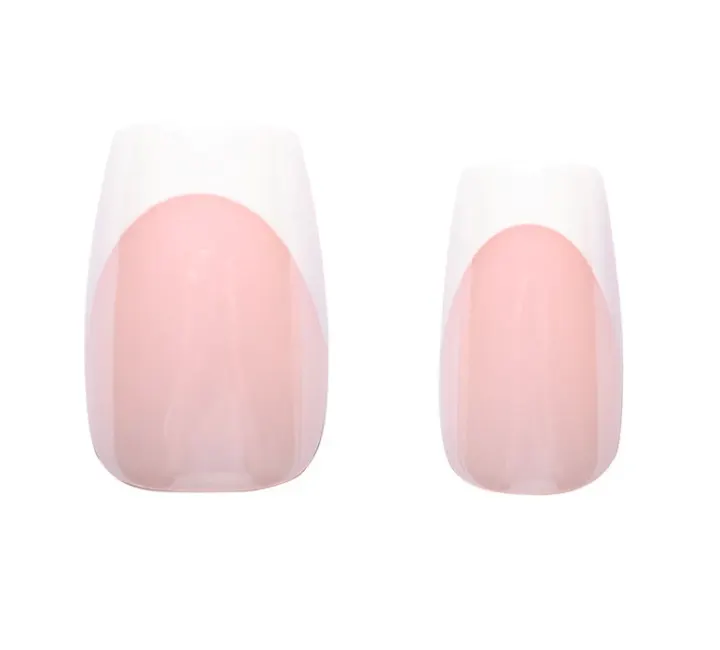 Depend Design Selection 24 st French White Chrome Short Coffin Depend