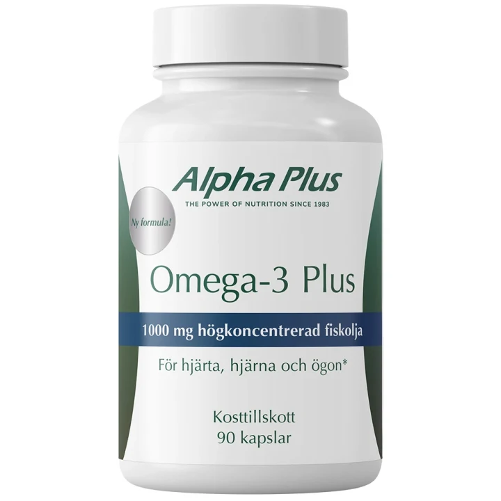 Alpha Plus Omega-3 Plus 90 kapslar Alpha Plus