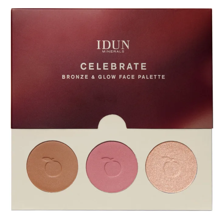 IDUN Minerals Celebrate Bronze & Glow Face Palette 7,6 g Idunminerals