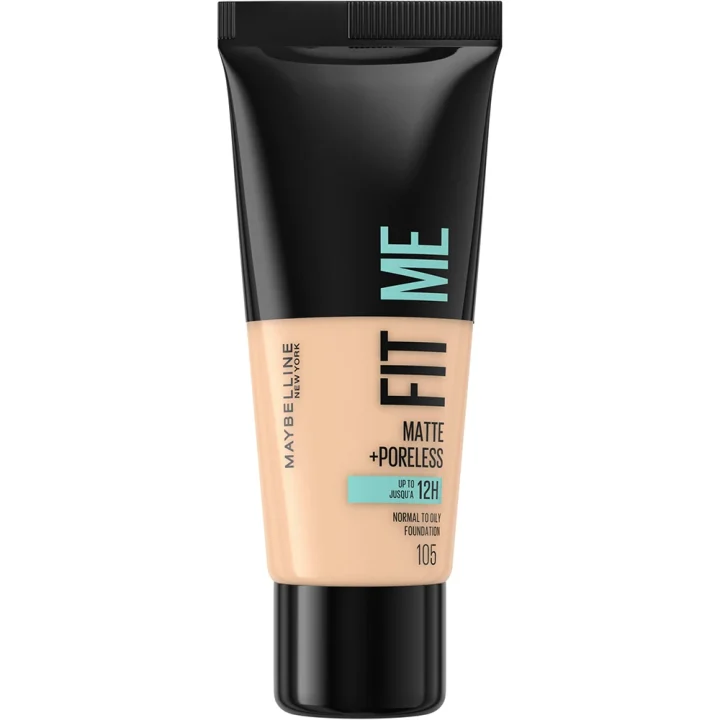 Maybelline New York Fit Me Matte & Poreless Foundation 30 ml Natural Ivory 105 Maybelline New York